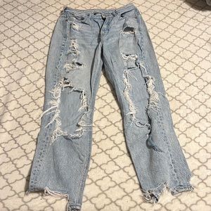 american eagle ripped jeans